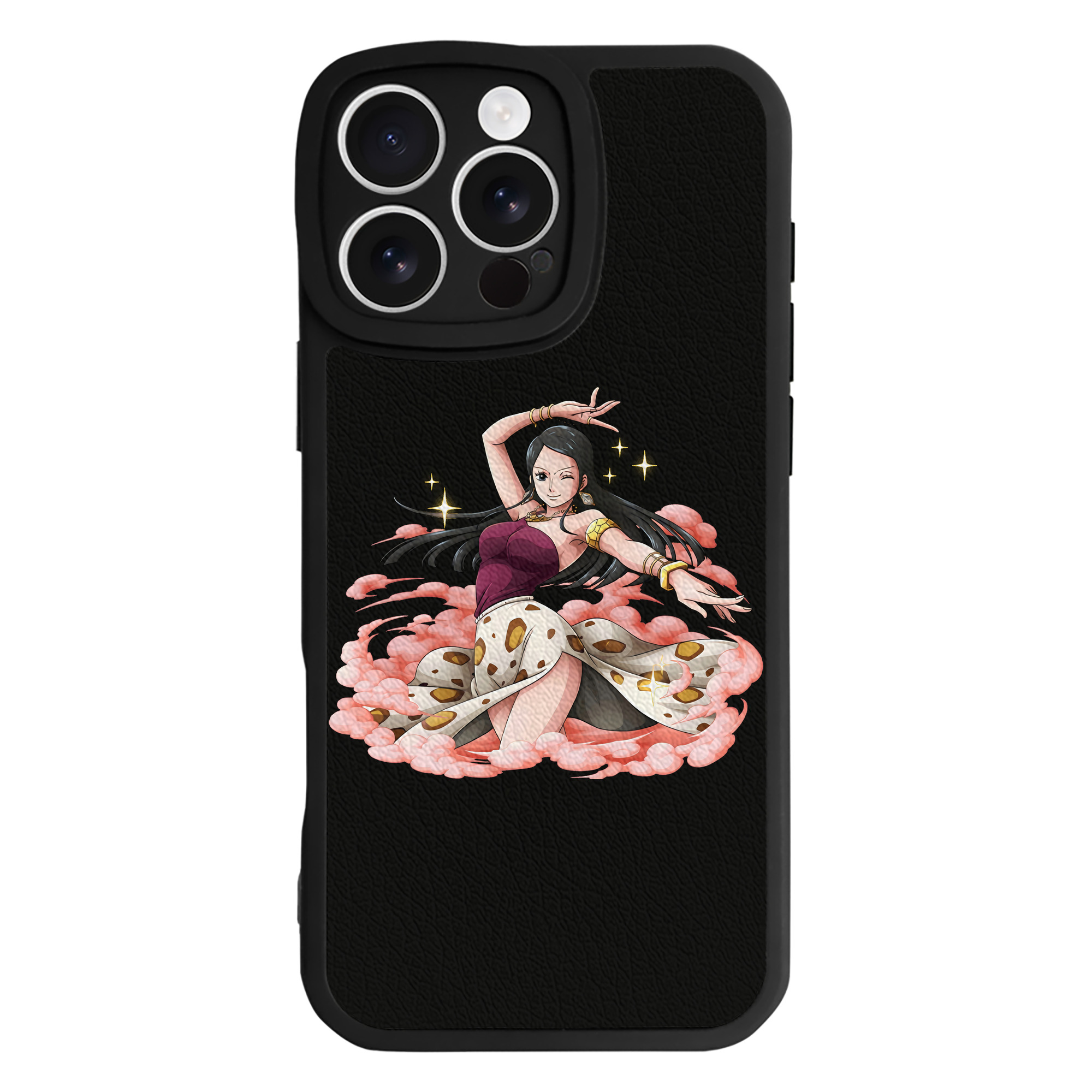 （画像用） ワンピース ニコ・ロビン ONE PIECE Nico Robin 【iPhone 16シリーズ対応】シリコンスマホケース（レザー調） 材質：シリコン